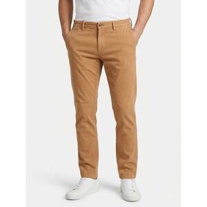 Mason's Torino Style Chino Pants Mens 50 Brown Stretch Craft Labor Straight Leg